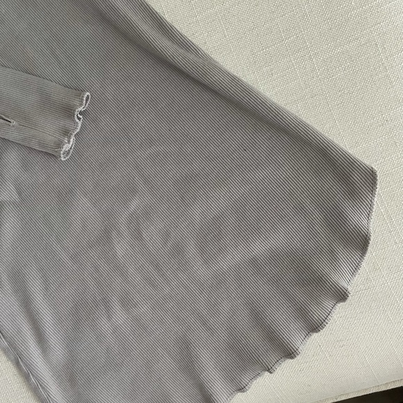 Privilege ribbed raw hem dress - Picture 3 of 3